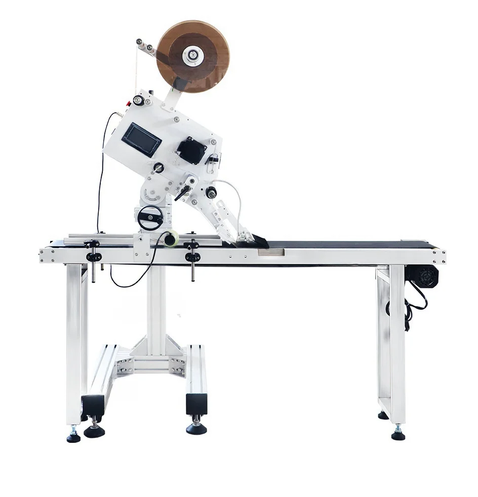 Electric Automatic Flat Surface Bag Labeling Machine Date Price Code For Food Packaging New Used Condition