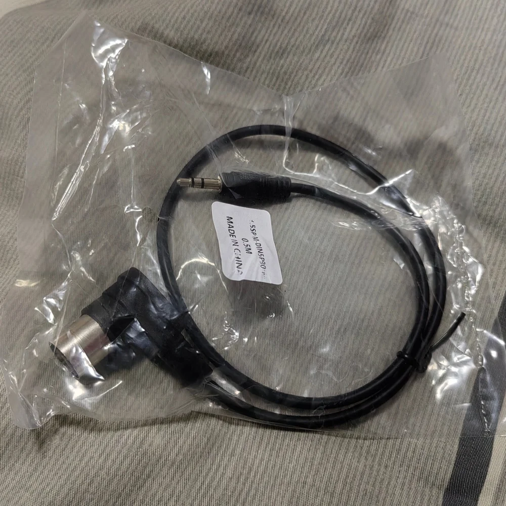 Hot sale Audio Extension Line Din 5 Pin Din MIDI Male Plug To 3.5mm Male Stereo Jack Audio Extension Cable of 0.5m/1.5M/ 3M
