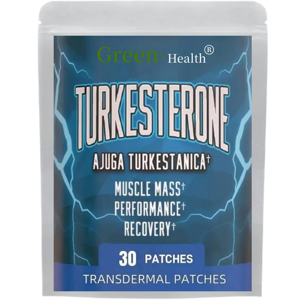 30 Patches Turkesterone Transdermal Patches Ajuga Turkestanica Improve Lean Muscle Mass, Exercise Performance