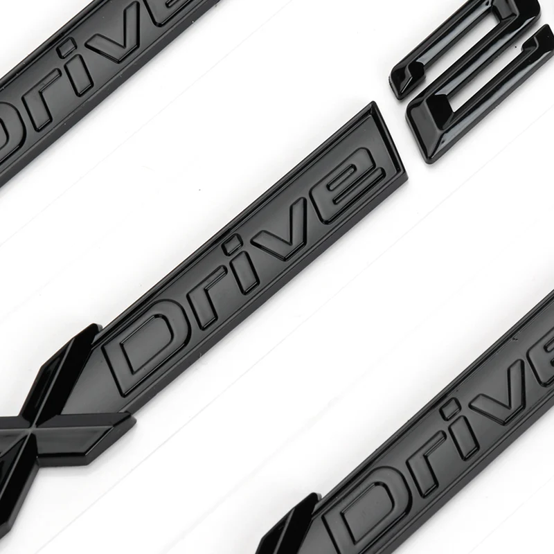 3D ABS Black Logo XDrive 18i 20i 25i 28i 30i 35i 40i 50i Emblem Car Trunk Badge For X1 X3 X5 X6 E70 F15 F16 F25 F30 Accessories view 4