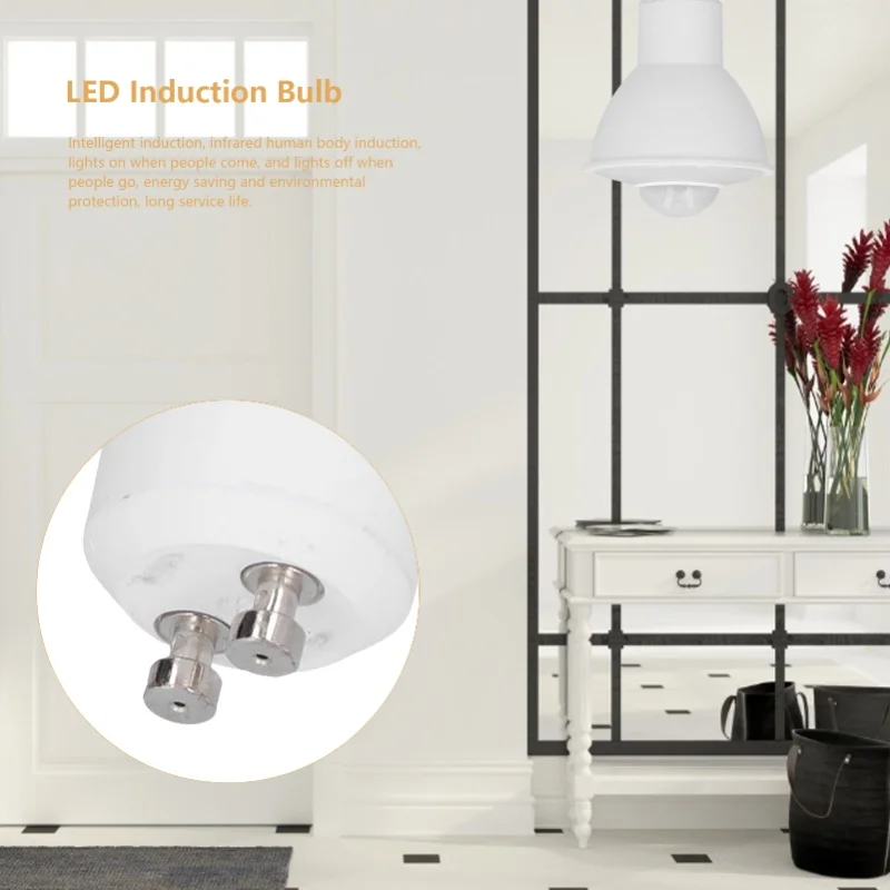 GU10 لمبة الأشعة تحت الحمراء استشعار الجسم لمبة 5 واط 500LM LED لممر السقف AC100-240V الضوء الأبيض #6