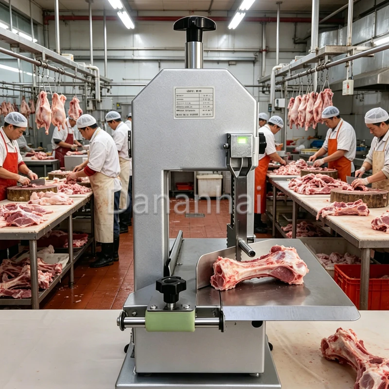 Multifunctional Desktop Electric Bone Cutting Machine for Industrial And Commercial Use - Fish Pork Steak Rib Cutter