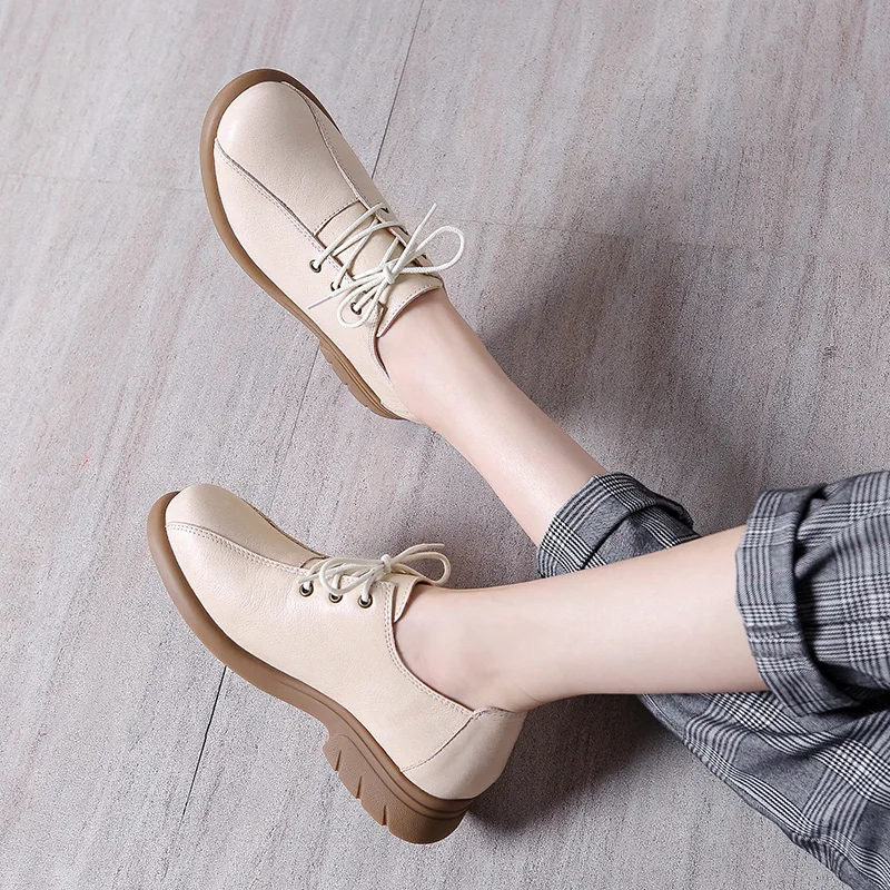 White Tabi Shoes Large Size Women's Winter Shoes Mules Pumps Lolita Platform Round Toe Loafers Womens Moccassin Rom Strap Fur 42