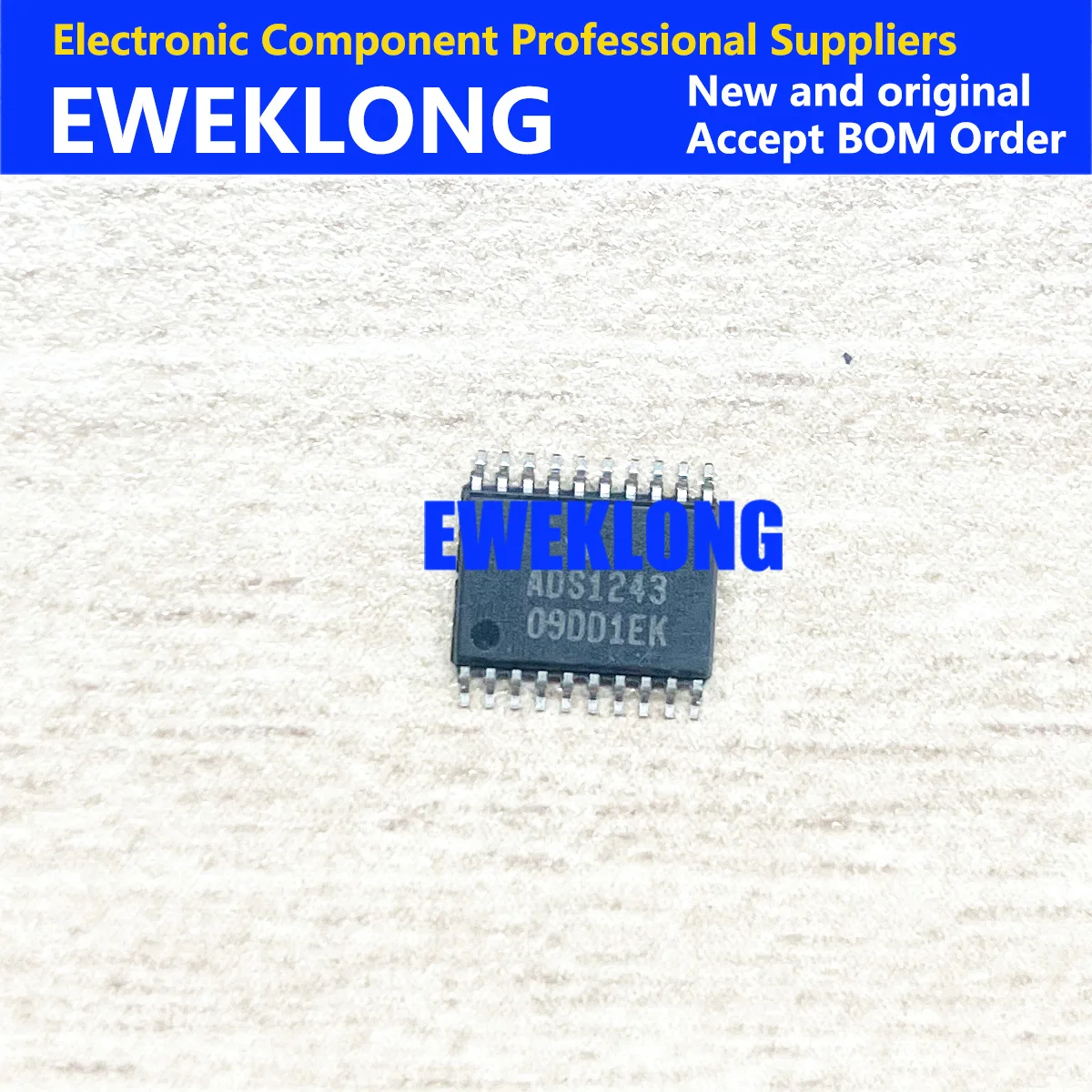 3pcs ADS1243IPWR TSSOP20 ADS1243 Marking Code ADS1243 Component IC Chip