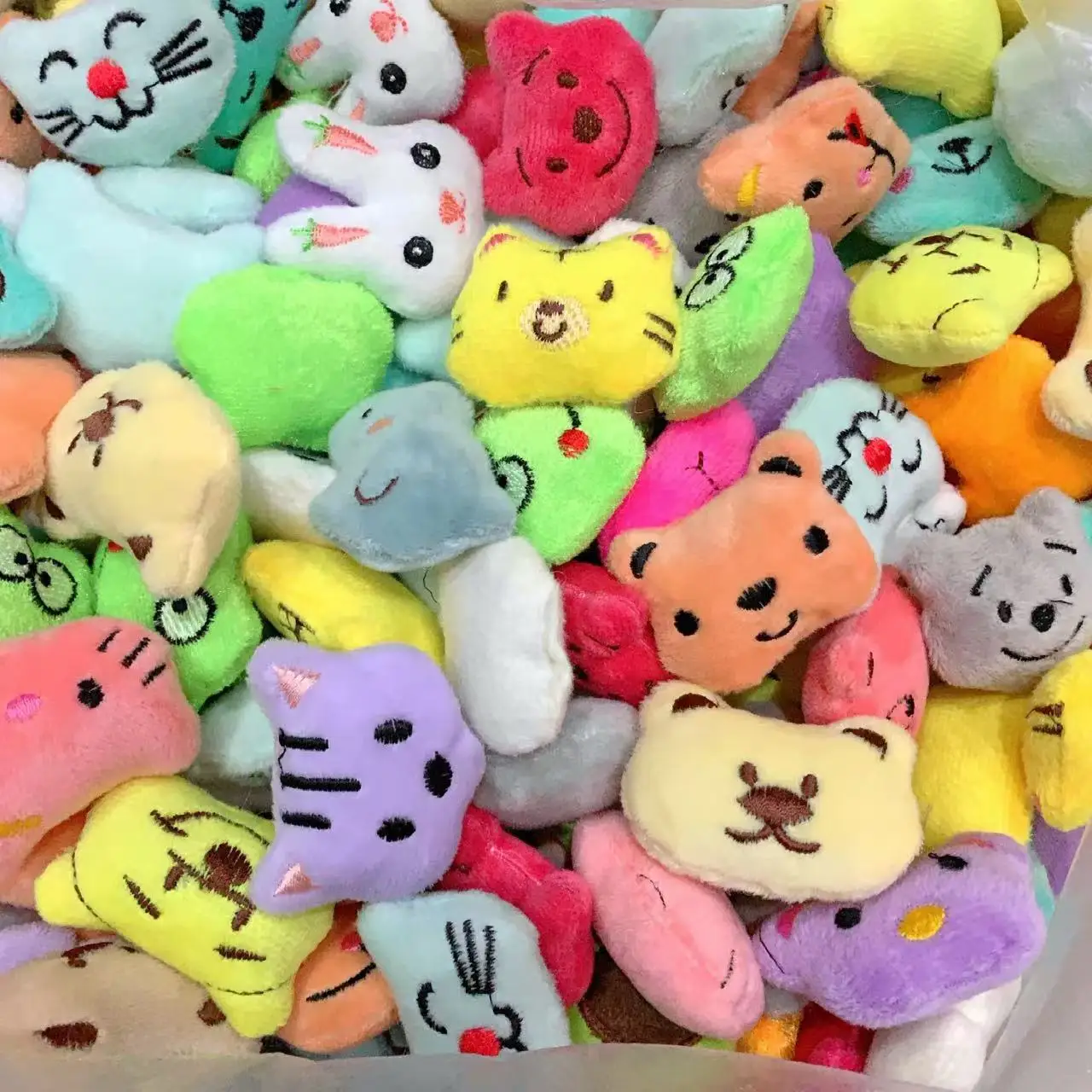 20/50pcs สัตว์น่ารักตุ๊กตามินิตุ๊กตาของเล่นตุ๊กตาการ์ตูนตุ๊กตา Plush Claw เครื่องตุ๊กตาอุปกรณ์เสริมของเล่นเด็กขนาดเล็กของขวัญ