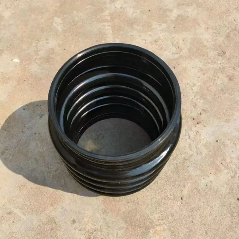 

New black Polyurethane Jumping Jack Bellows Boot 17 X 24.5cm For Wacker Rammer Compactor Tamper For Power Tools Accessories