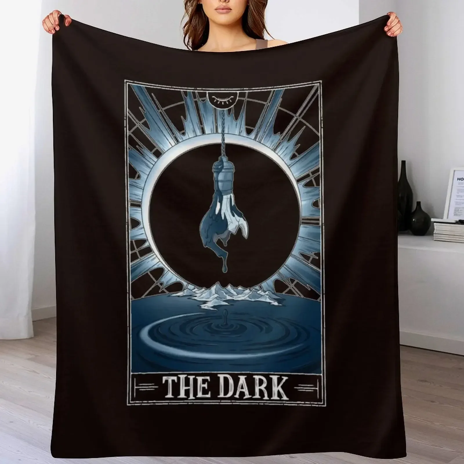 The Dark Tarotesque - (Dark) Throw Blanket Blankets For Sofas Bed Fashionable Blankets