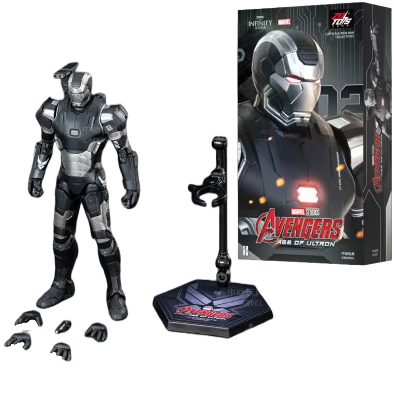 ZD Toys Iron Man MK1 MK2 MK3 MK4 MK5 MK6 MK7 MK42 MK43 MK45 MK46 War Machine Film-Actionfigur 7 Zoll Sammlerstück für Erwachsene