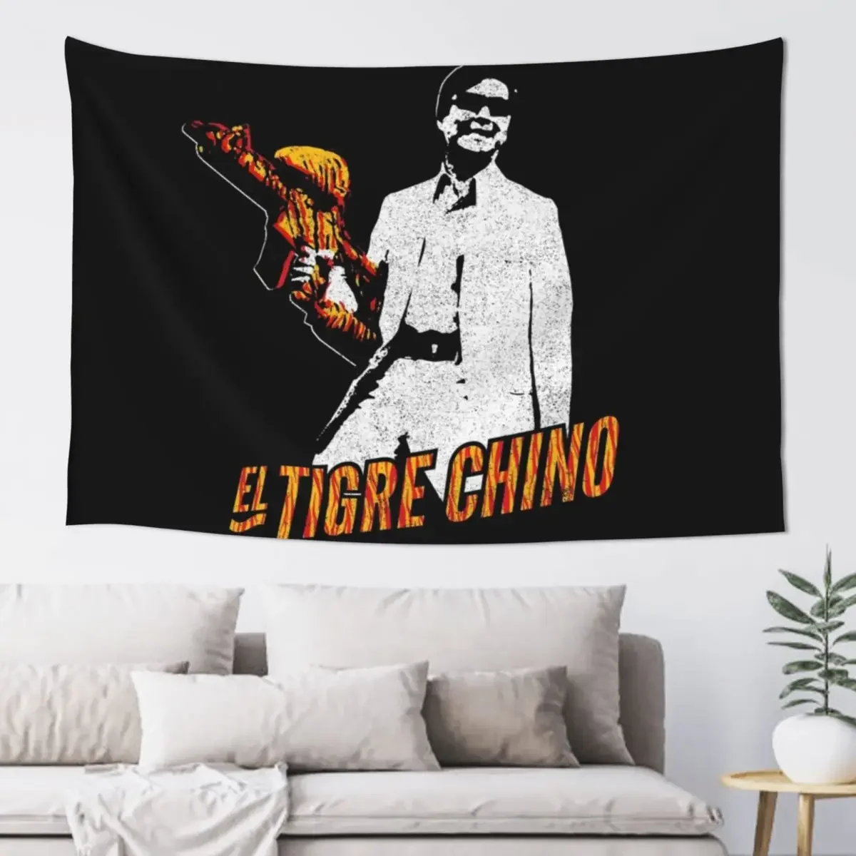 

El Tigre Chino - Community Tapestry Decoration Wall Japanese Room Decor Wall Decorations Carpet Wall Tapestry