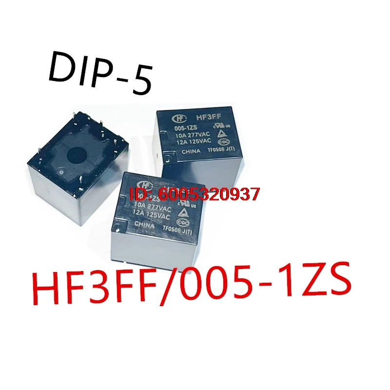 10piece  HF3FF/024-1ZS 、HF3FF/012-1ZS 、HF3FF/005-1ZS 、HF3FF/009-1ZS  DIP-5  New power relay   HF3FF-005-1ZS 、HF3FF-012-1ZS