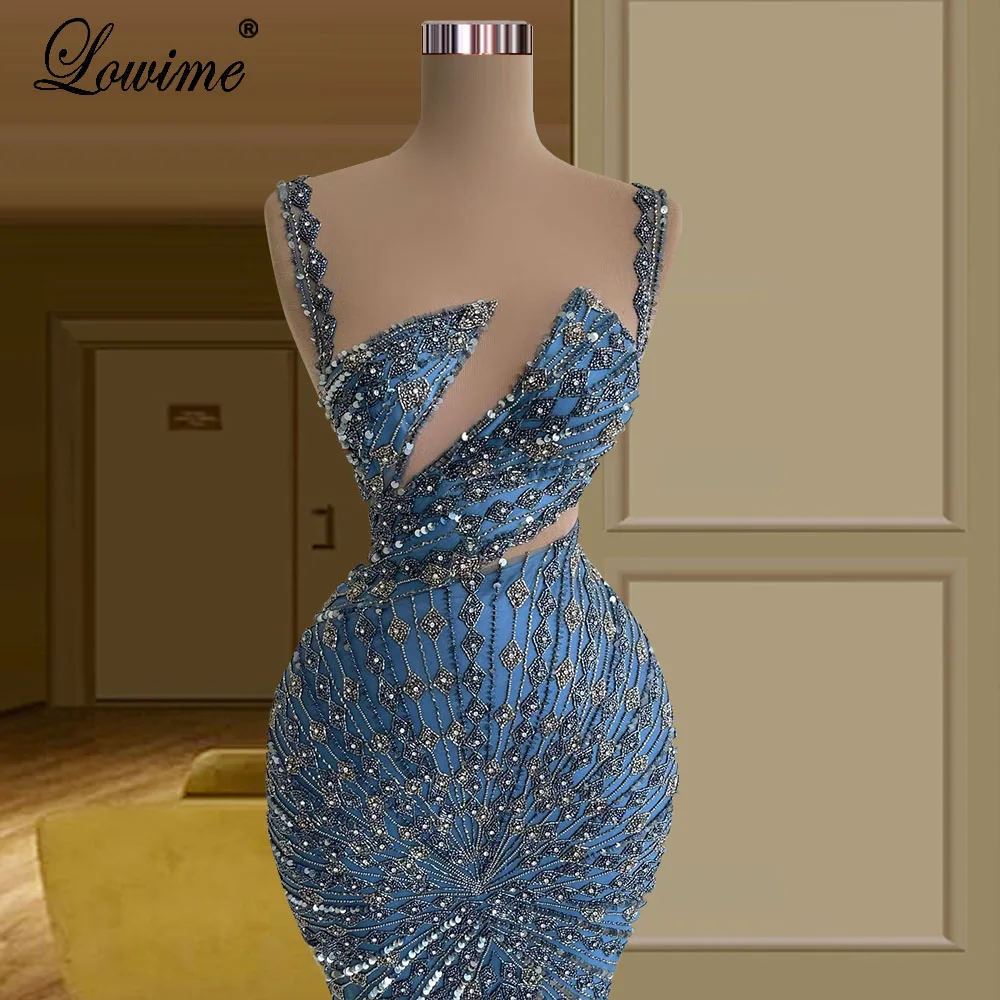 Vestidos De Gala Heavy Handmade Prom Dresses Mermaid Spaghetti Cocktail Dresses For Women Gorgeous Evening Dresses Abendkleider