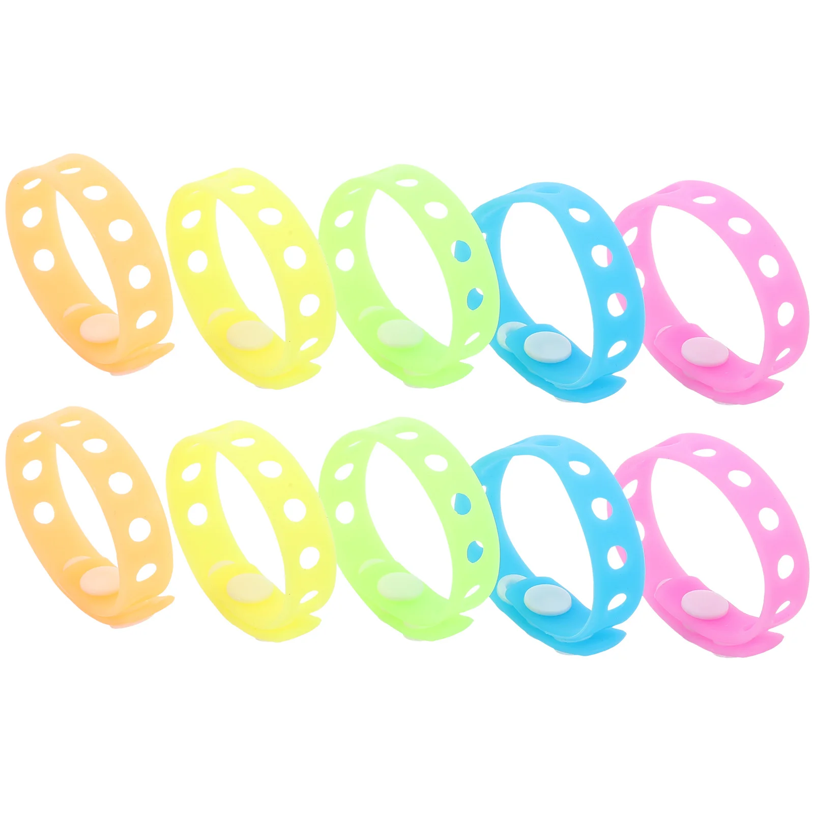 Bracelets lumineux légers et lisses, 10 pièces, fournitures de fête, Concerts, Festivals, accessoires qui brillent dans la nuit