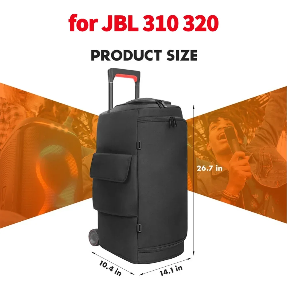 Speaker Dust Cover Waterproof Speaker Protective Cover Double-Sided Storage Bag for JBL PARTYBOX 310/320/110/120/520/710/1000 image 3