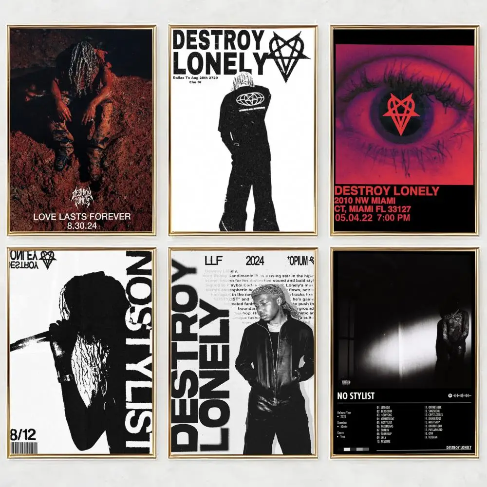 Popular Destroy Lonely Poster HD Waterproof Self-Adhesive Wall Art – Multi-Scene Use, Top Gift Pick