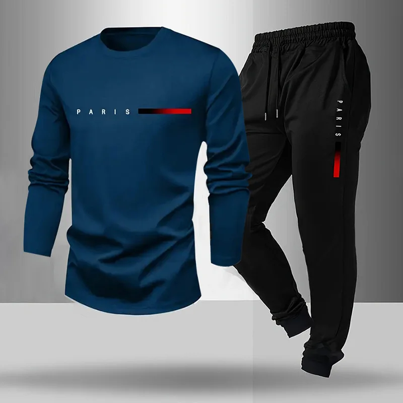 Men's Suit Suit Summer Two-piece Set Lightweight Breathable Fashionable Loose Casual Outdoorwear New Design Cross-border