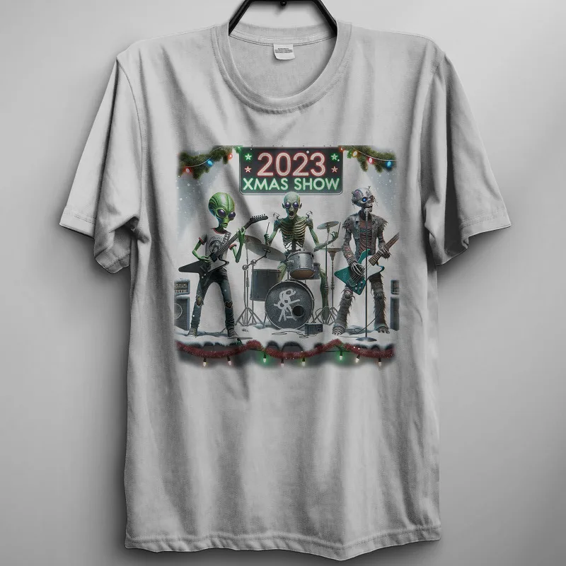 

New Generation Zombies 2023 XMas Rock Show Rare White T-Shirt Special