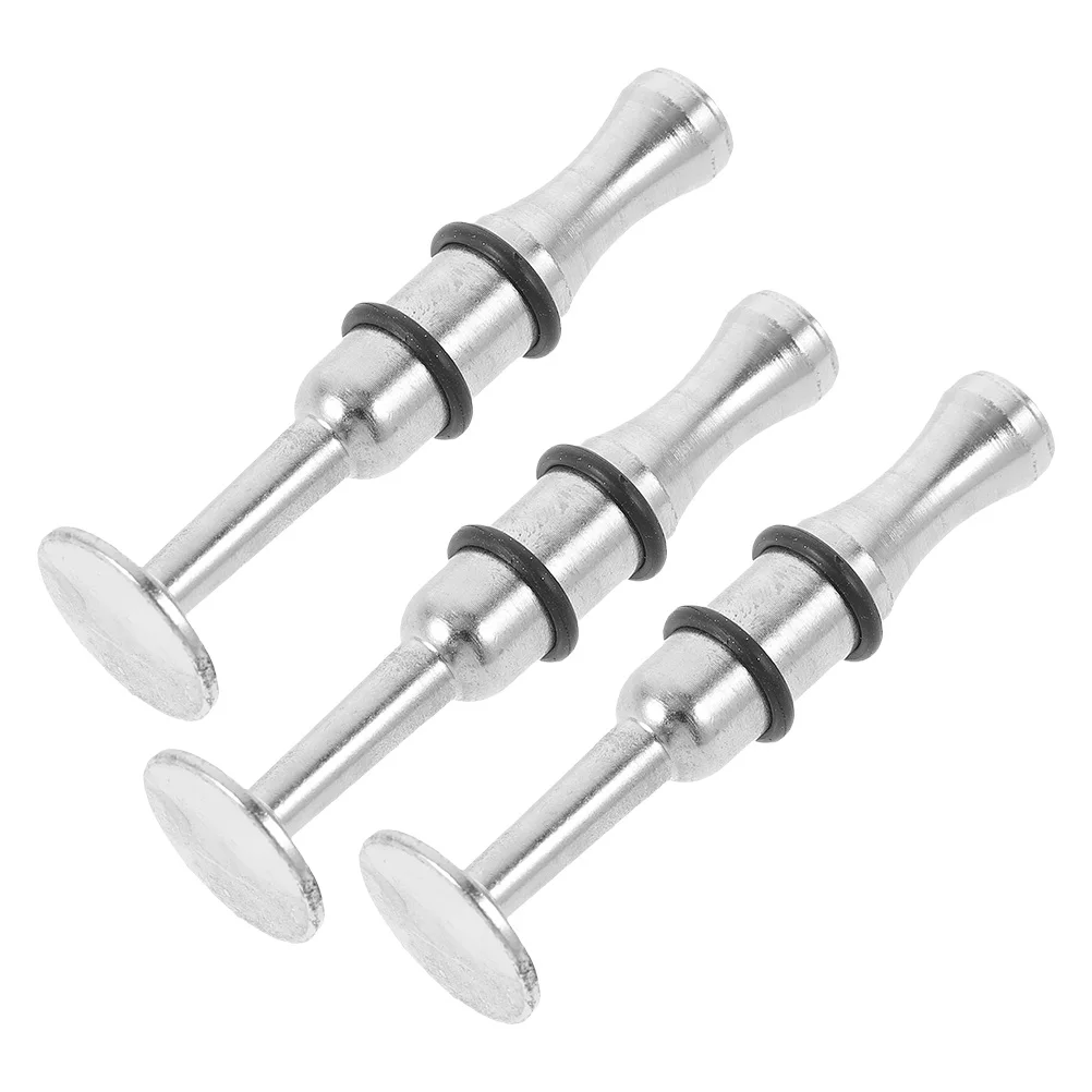 

3Pcs Metal Embouchure Training Device Trumpet Mouthpiece Strength Trainer for Saxophone Trombone Clarinet Practice