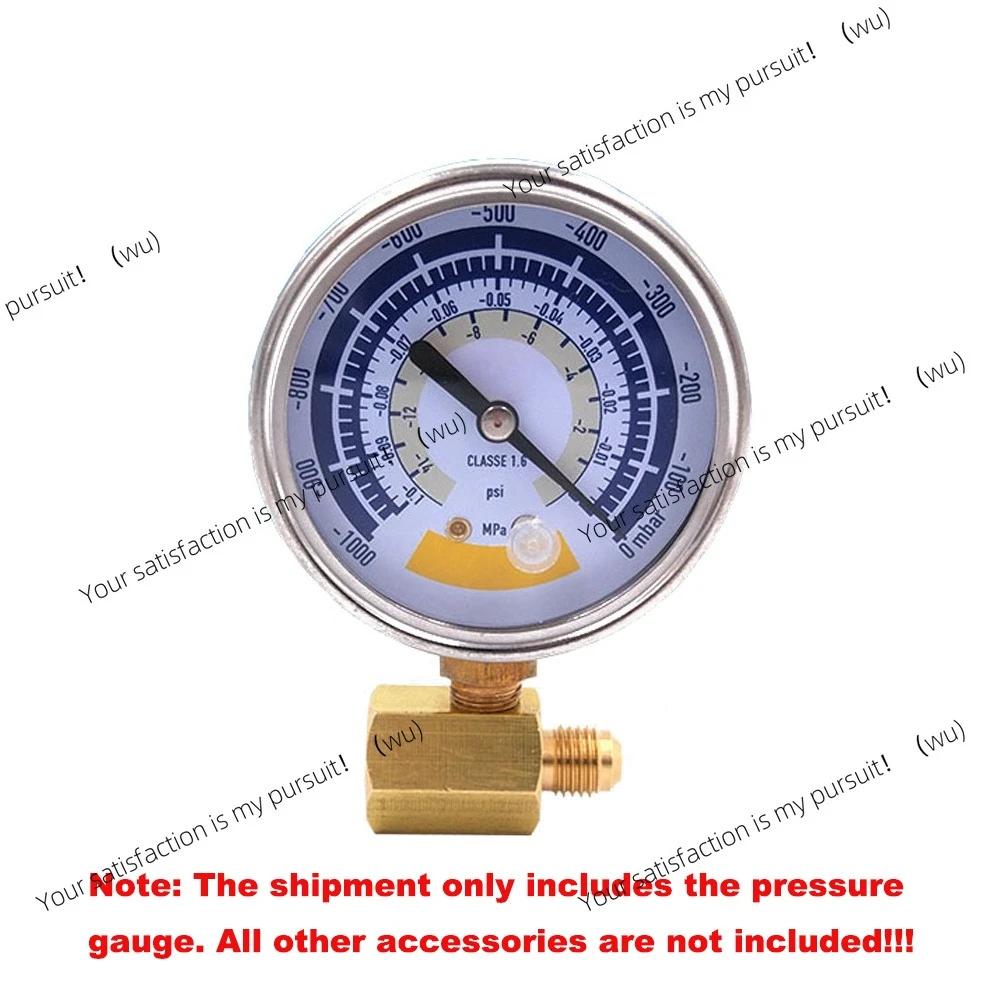 Precision barometer 60mm for vacuum pump 0-14psi pointer display G1/8 inch interface