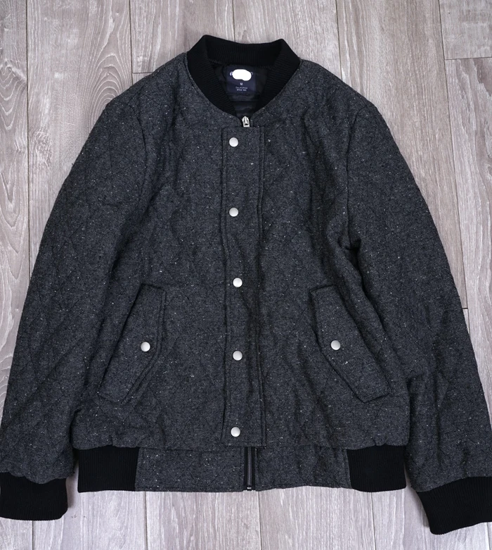 

Men's Baseball Jaet Cotton Fce Lined Slim Fit Warmth Faionable Youth Cotton Jaet American Casual Thiened Regular L...