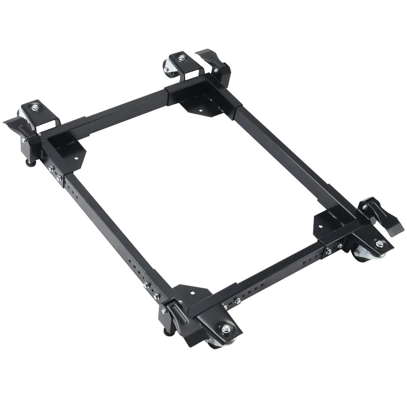 SucceBuy 1500Lbs Washing Machine Stand Movable Refrigerator Mobile Roller Base with Wheels Adjustable Bracket for Home Appliance