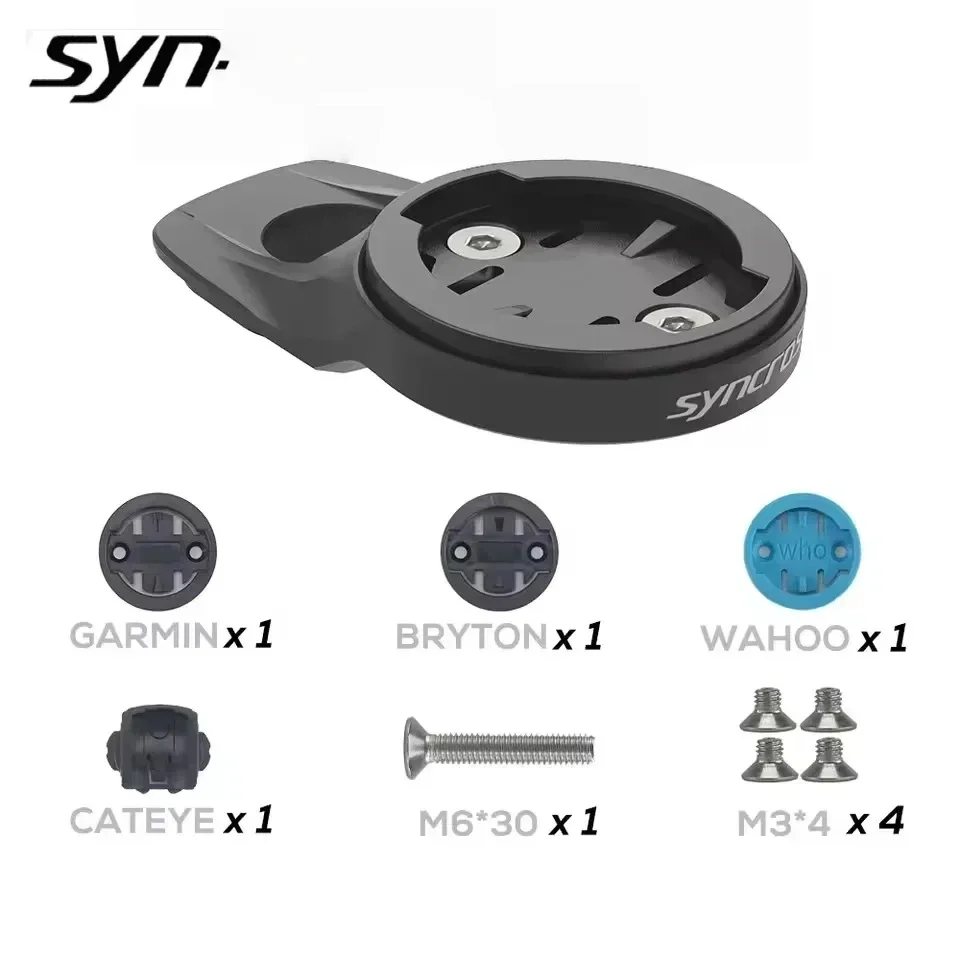 SYNC XC Top Cap Computer  Mount 0 Degree 10° Fraser Ic Sl Wc/Dc/Xc Handlebars Xc Stem 1.5/2.0 Garmin/Wahoo/Bryton