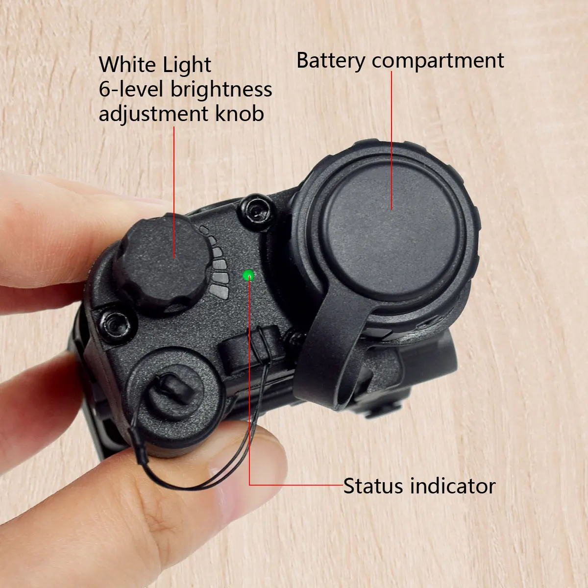 Imagem -05 - Tactical Mira Laser L3-ngal ir Ponto Vermelho e Verde Ponteiro Estroboscópio Luz Led Tocha Lanterna de Caça 20 mm Peq15