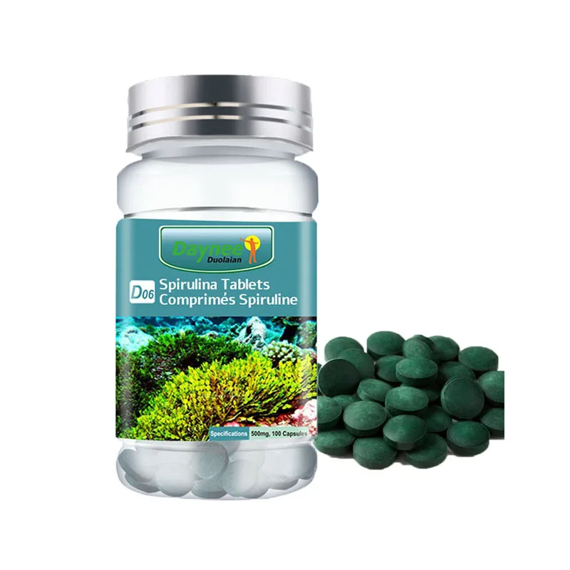 2 Bottle Spirulina Soft Capsule Helps To Improve Immunity Replenish And Balance Nutrition Every Day