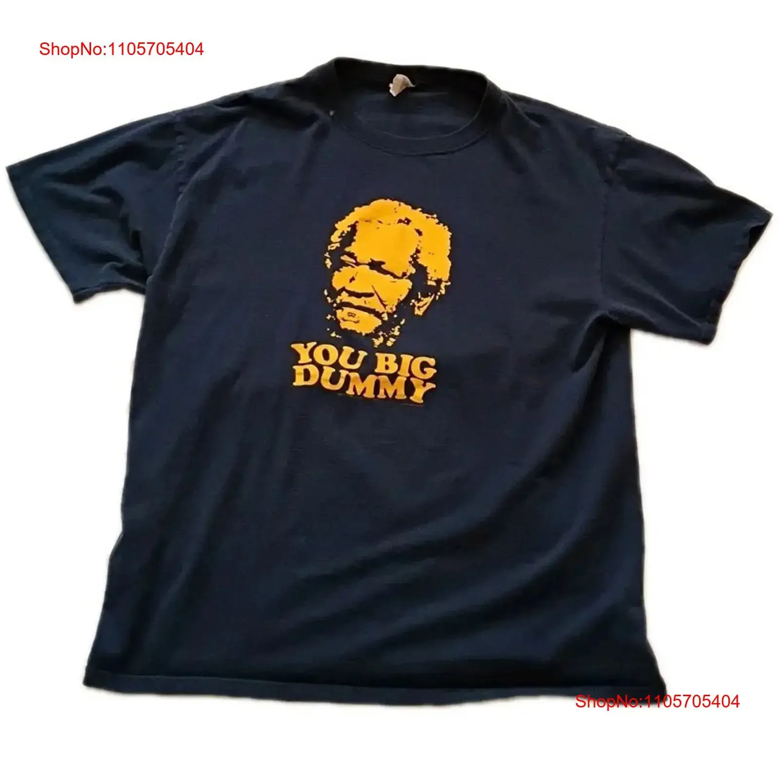 Vintage 2004 Sanford and Son Redd Foxx You Big Dummy Sitcom T Shirt Mens L Stain long or short sleeves vintage Washed