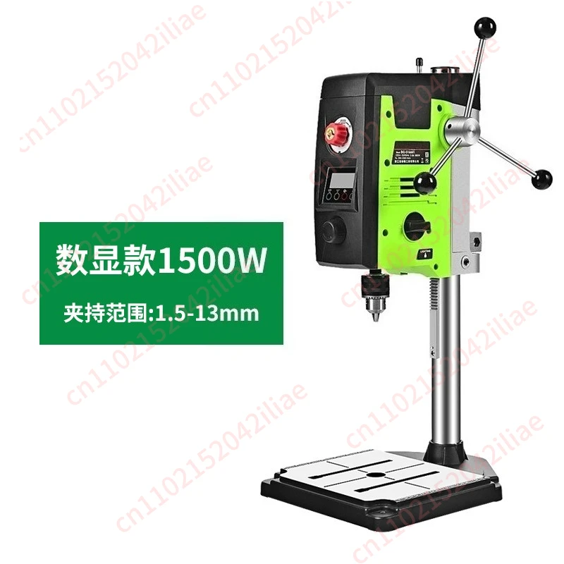 800W Digital Display Bench Drill Small Industrial Grade High Precision Drilling Machine Miniature Multi Function With Lighting
