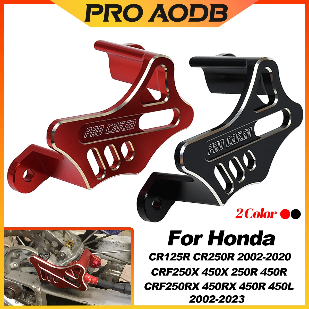 Motocross CNC Rear Brake disc Brake Caliper Guard Protector For Honda CR125 250 CRF250R 450R 250X 450X 250RX 450RX CRF450L T4 T6