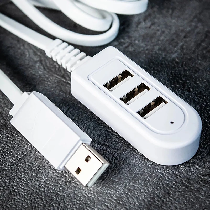 3A Mini 3 ln 1 USB Spliwtter Converter All In One Socket Multi-function Charger Converter USB Port Hub Digital Data Accessories image 2