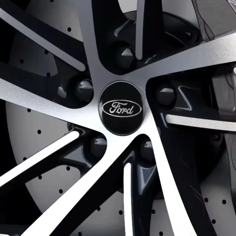 4 قطعة 54 مللي متر سيارة عجلة هوب قبعات السيارات الإطارات الأصلية Hubcaps يغطي الديكور لفورد فوكس فييستا مونديو Ecosport غالاكسي إقليم