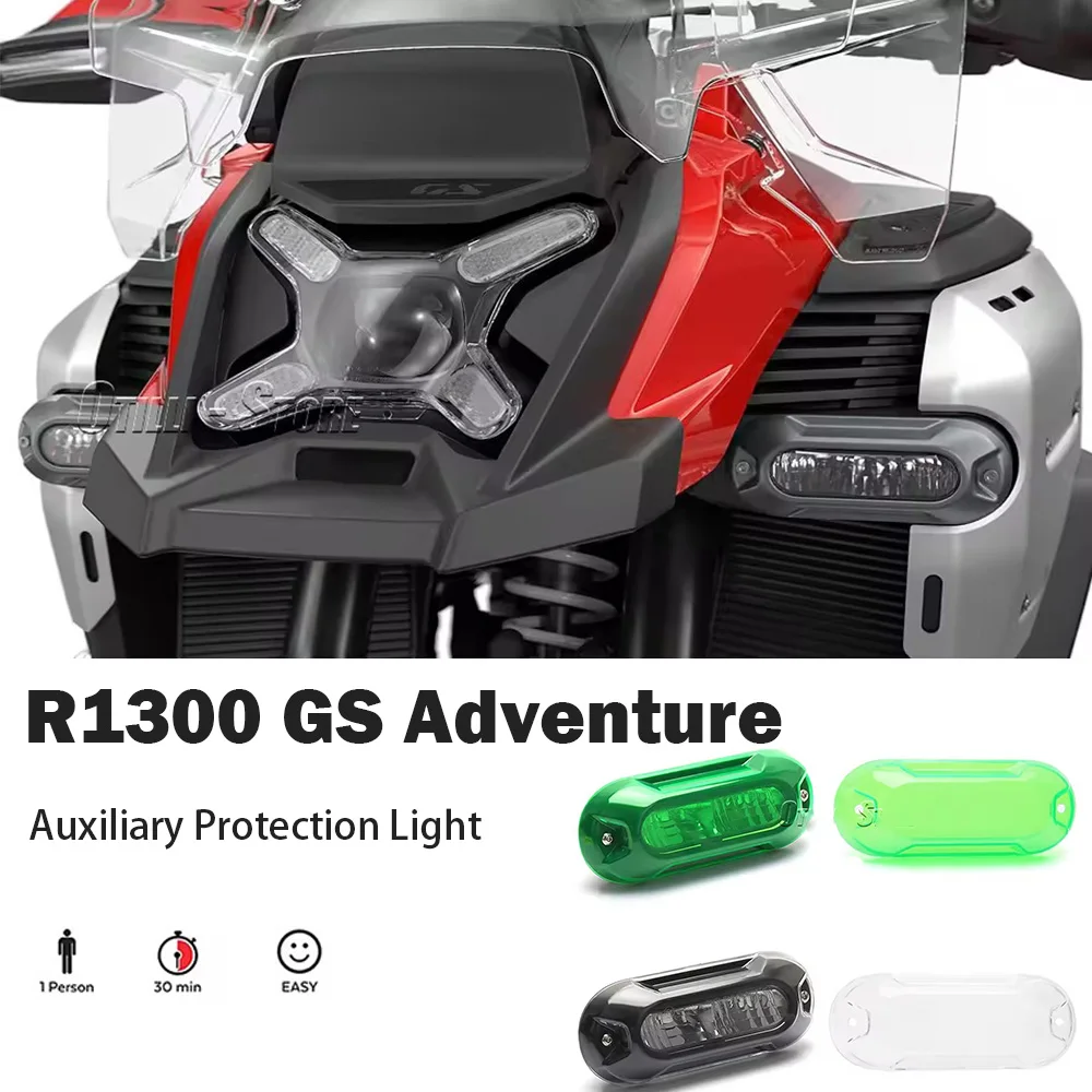 

Auxiliary Protection Light New Motorcycle Accessories Fog lights Lamp Guards 2024 2025 For BMW R 1300 GS Adventure R1300GS ADV