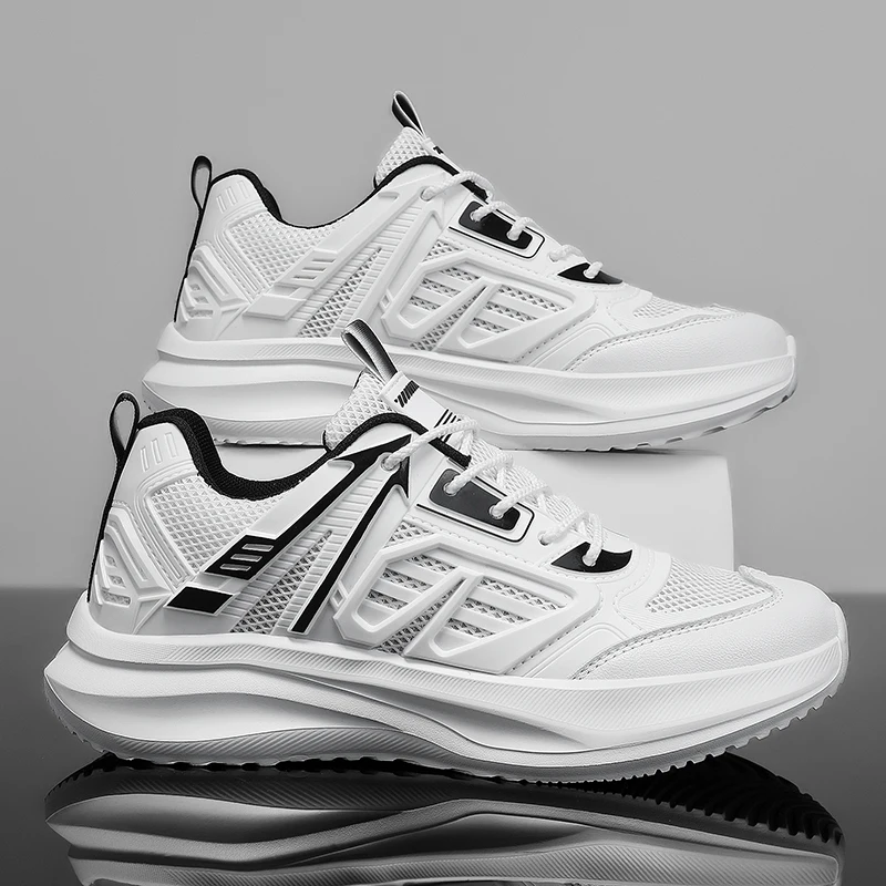 

Couple sports single shoes, thick soled non slip casual shoes, lightweight and comfortable outdoor sports plus size running shoe