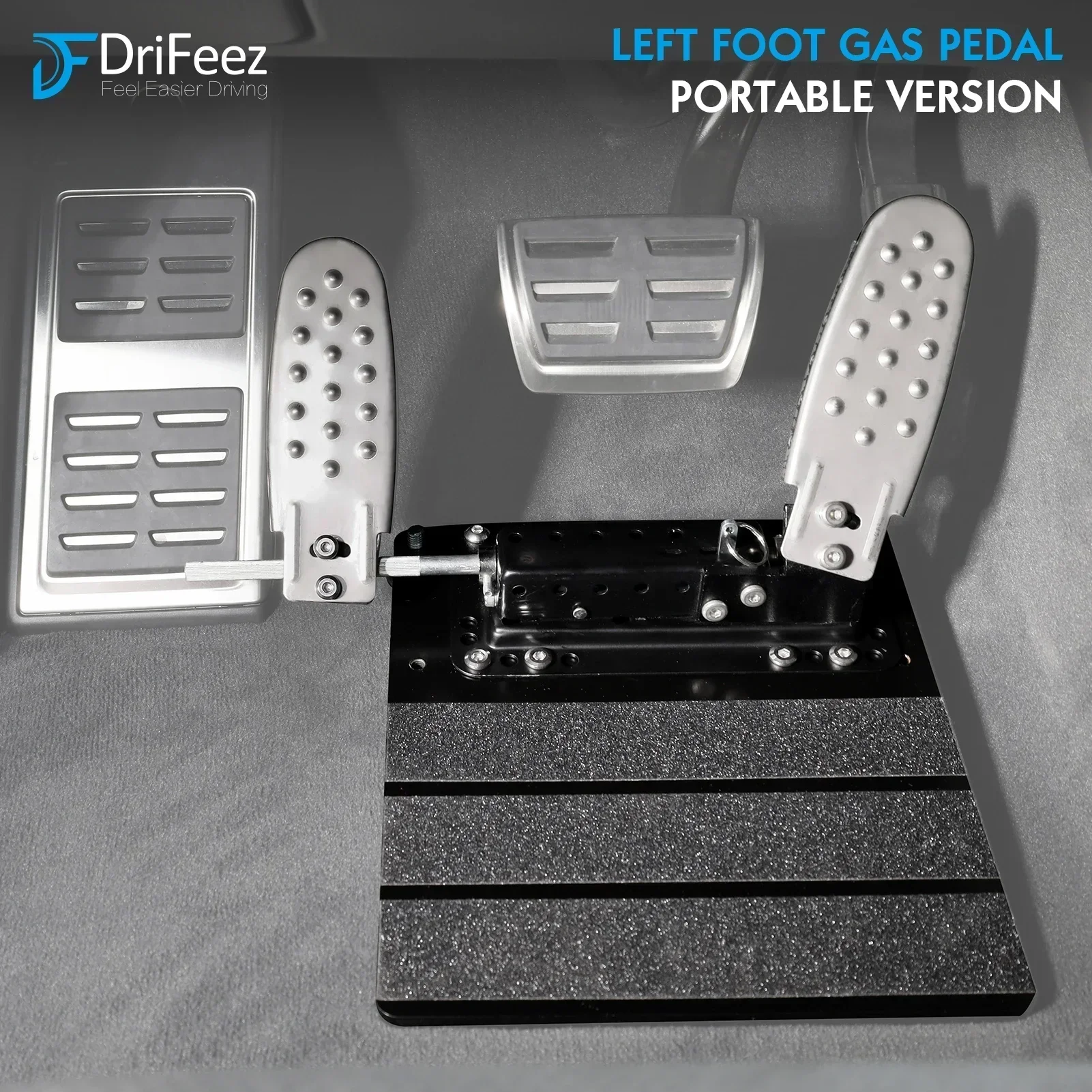 DriFeez Left Foot Accelerator Gas Pedal (Portable Version)