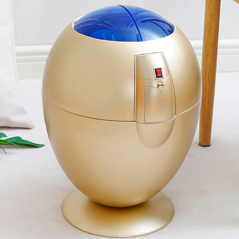 

Nordic Creative Cute European Smart Induction Trash Can Household Living Room Bedroom Automatic Cylinder with Cover