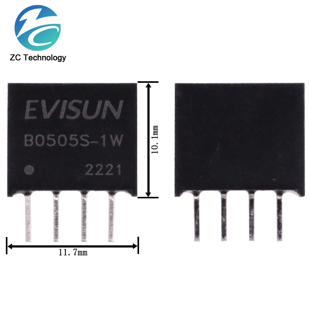 B0505S-1W 5V Naar 5V Converter Dc Dc Voedingsmodule Converter 1000vdc Isolatie
