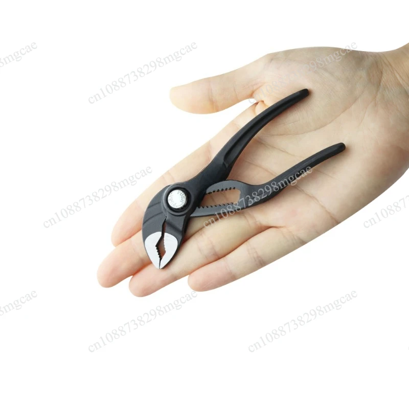 Mini water pump pliers 4 inches, miniature pipe pliers, portable multi-functional outdoor EDC tool