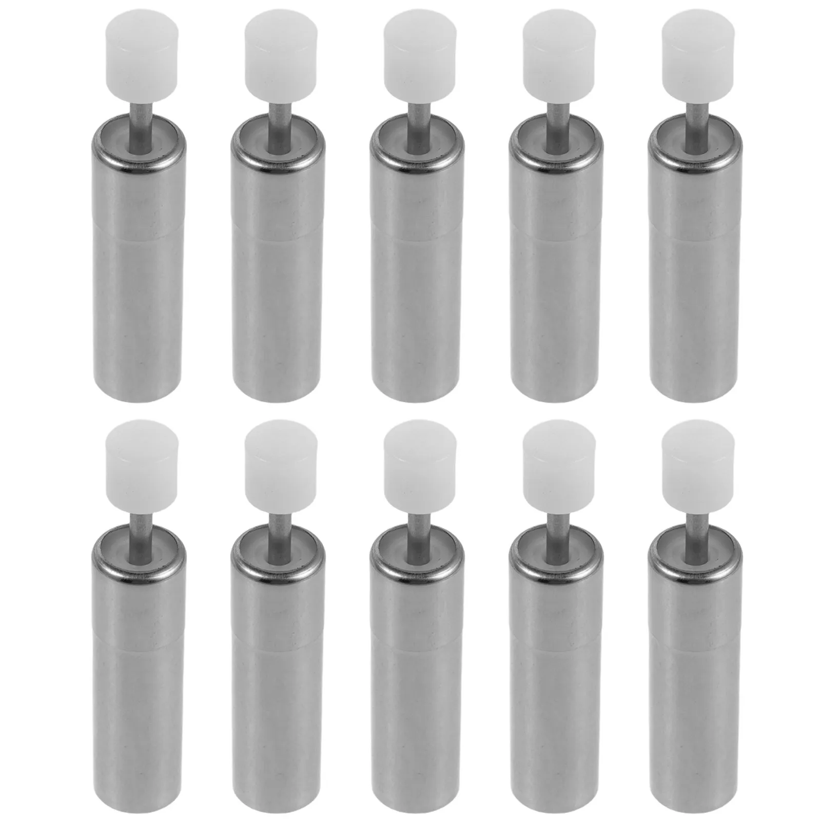 10Pcs Trash Can Lid Hydraulic Dampers Mini Stainless Steel Soft Closing Damper Buffer Shock Absorber for Kitchen Cabinet Slow