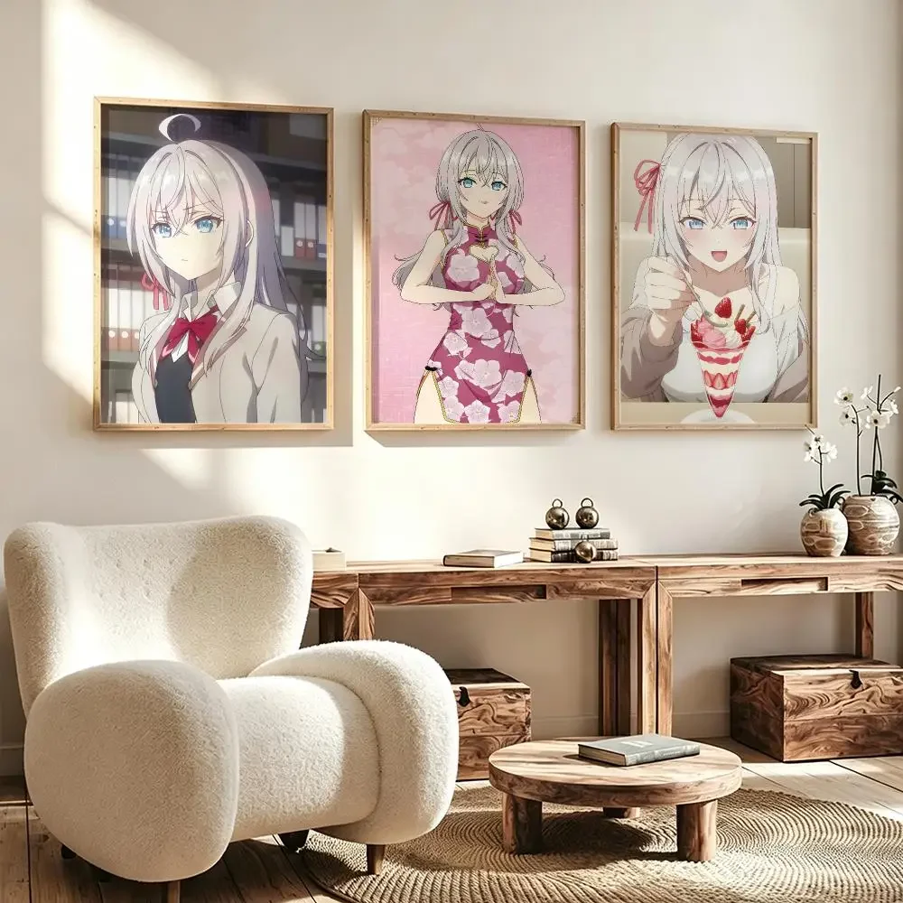 anime Alya Sometimes Hides Her Feelings In Russian HD Waterproof Self Adhesive Wall Art Print Decor for Bedroom Living Room Gift