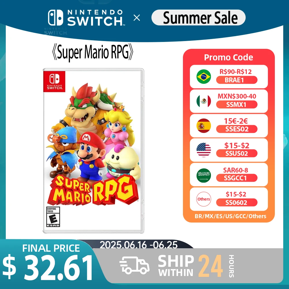 Ofertas de juegos de Nintendo Switch - Super Mario RPG - Juegos Cartucho físico compatible con TV Modo portátil de mesa