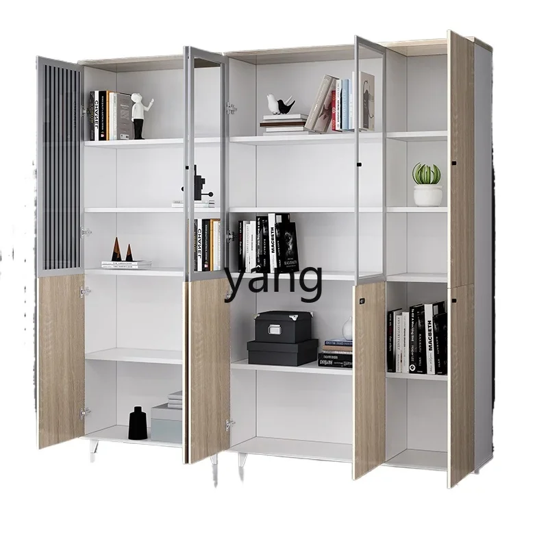 CX  file cabinet office supplies with glass door household storage bookcase combination floor