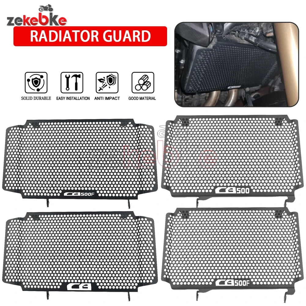 CB500 Hornet CBR500R CB500F Motor Radiator Guard Grill Cover Water Tank Cooler Bezel Protector For Honda CB500 Hornet 2024-2026