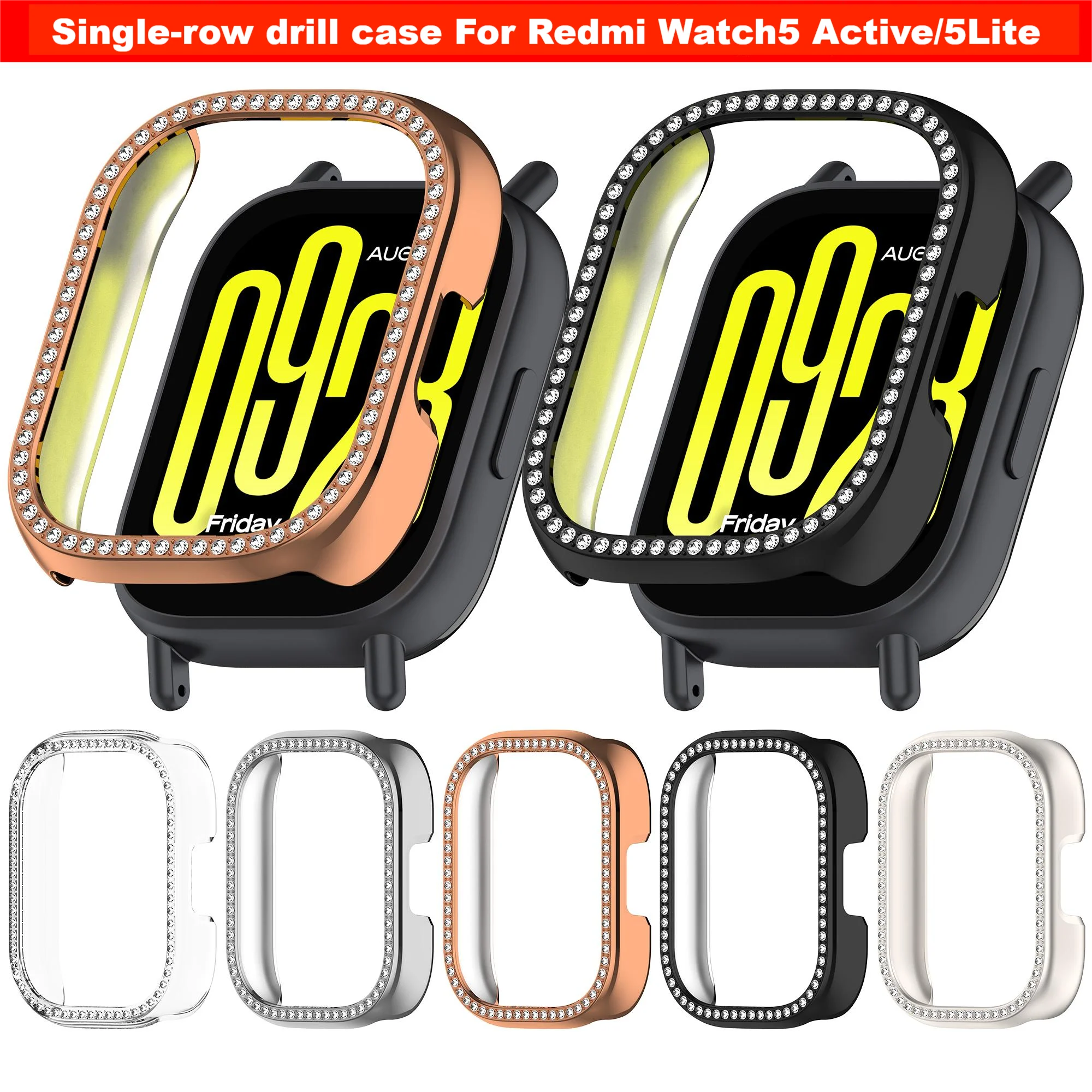 �y�Z�[�����zRedmi Watch 5 Active/5 Lite�X�}�[�g�E�H�b�`�p����PC�_�C�������h�P�[�X�ARedmi Watch5 Active�A�N�Z�T���[�pPC�ی�V�F���t���[��