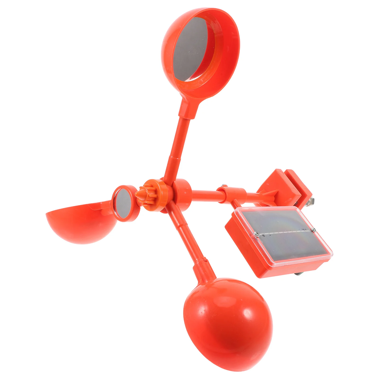 

Solar Powered Bird Repellent Device Scare Squirrels Pigeons Reflective Deterrent Voice Technology Automatic