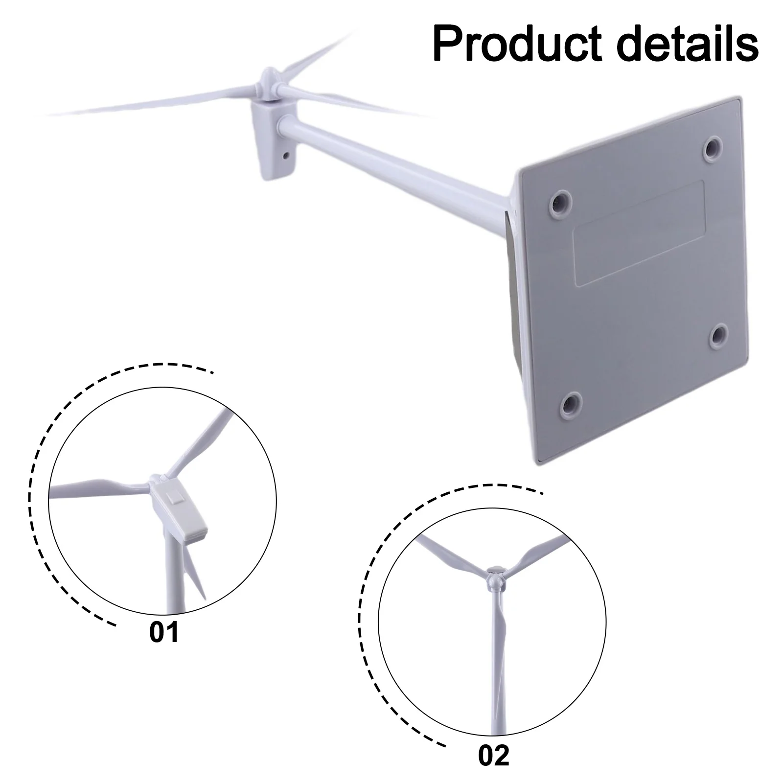 Children Learning Wind Energy Toy Solar Energy Display Base Size Approx. 11*11 Cm Educational Toy ABS Material