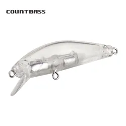 Countbass 10Pcs Blank Hard Bait Bodes, 40mm/1.6