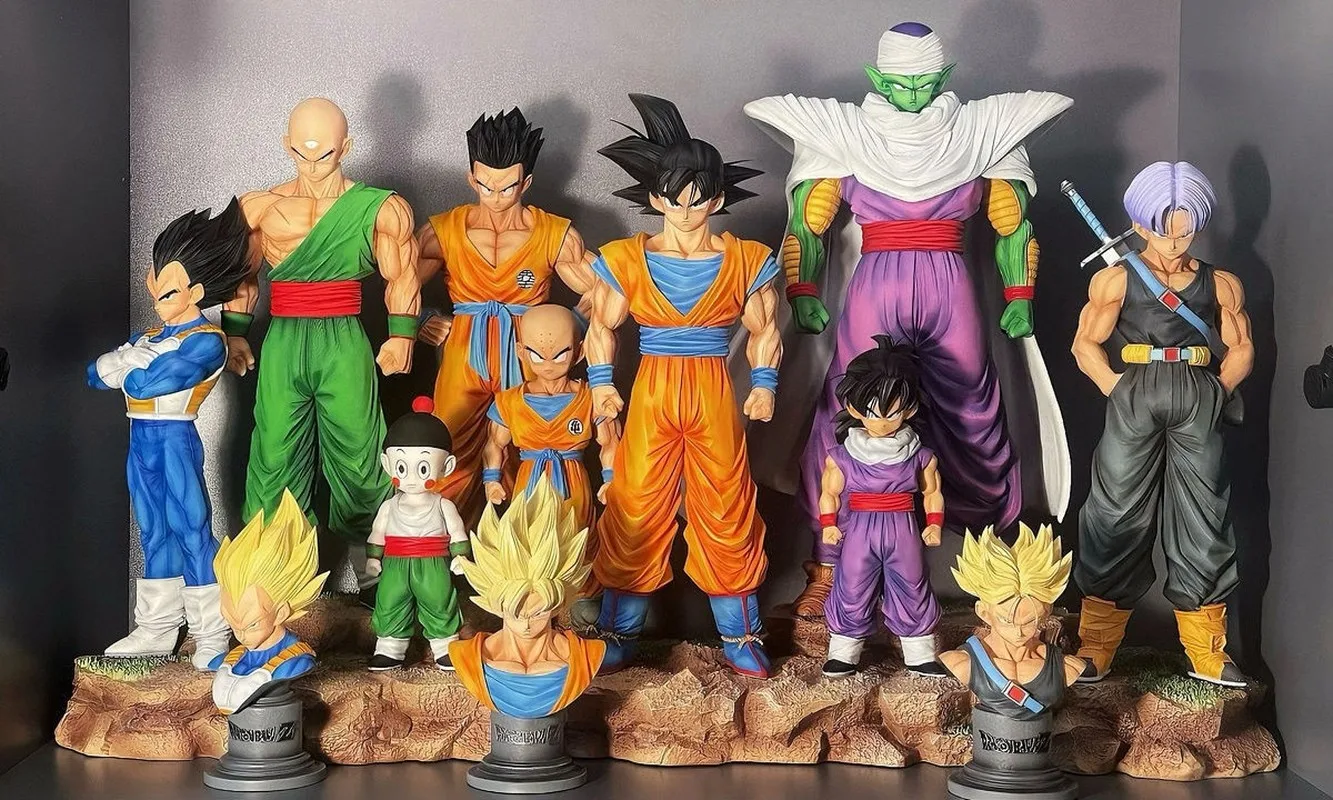 

Dragon Ball Z Infinite Z Warrior Action Figure Set 9pcs Goku Gohan Vegeta Piccolo Collectible Toy Models Statue Decoration Gift