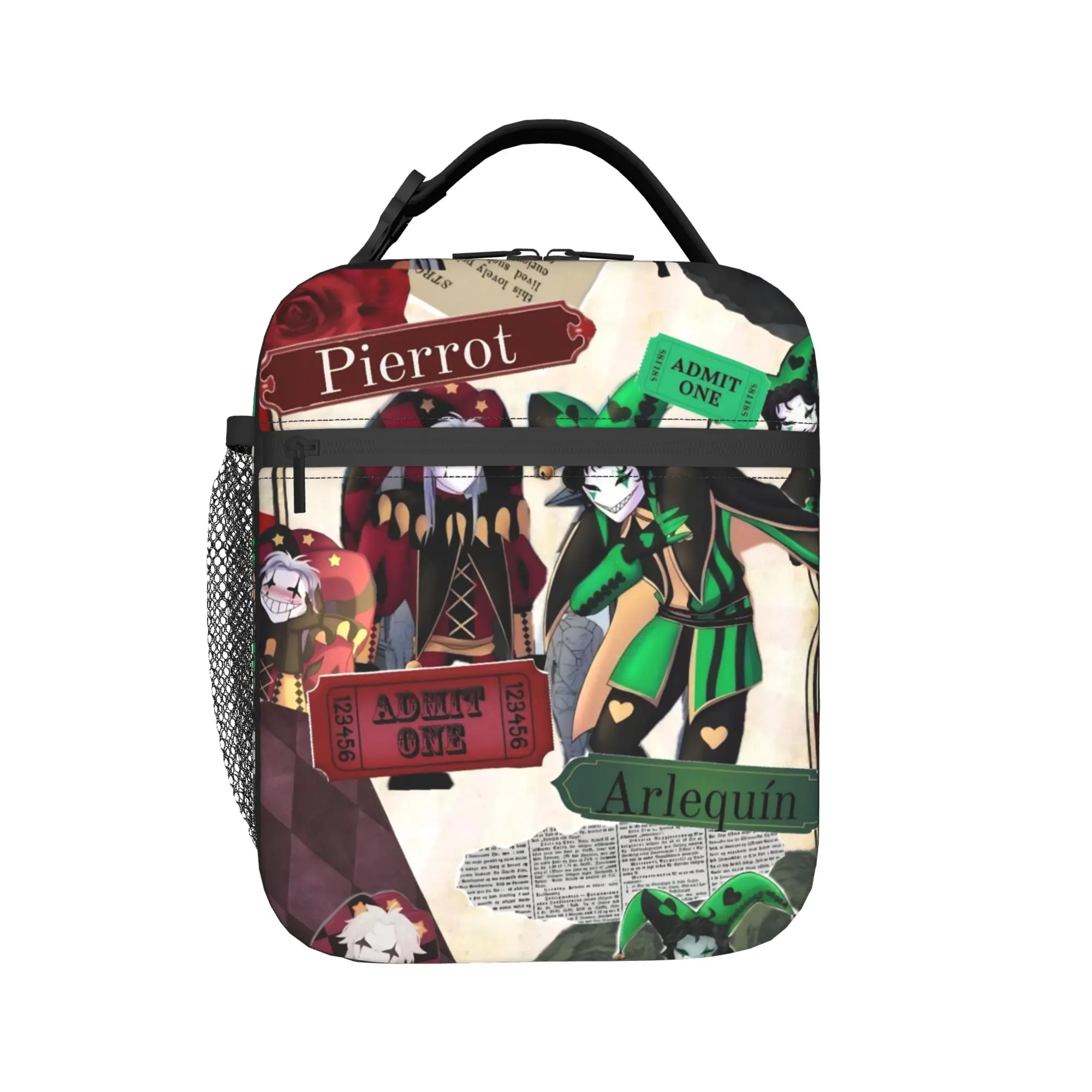 The Freak Circus Insulated Lunch Bags for Men Women  Food Container Portable Cooler Thermal Bento Box For Travel