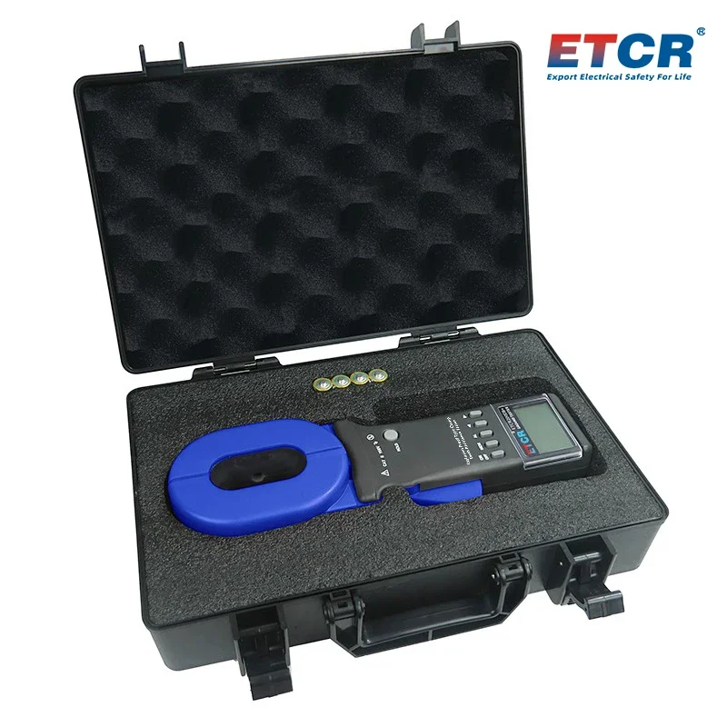 ETCR2000B+ -0.01-500ohm Clamp Earth Resistance Tester Explosion Proof Type Clamp Earth Resistance Tester